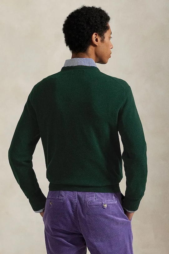 Μάλλινο πουλόβερ Polo Ralph Lauren 710974148 πράσινο AW25