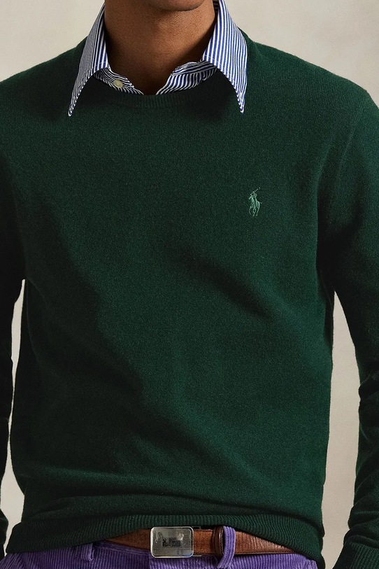 Oblečení Vlněný svetr Polo Ralph Lauren 710974148 zelená