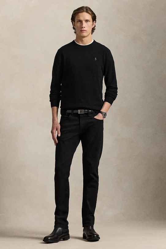 Abbigliamento Polo Ralph Lauren maglione in lana 710974148 nero