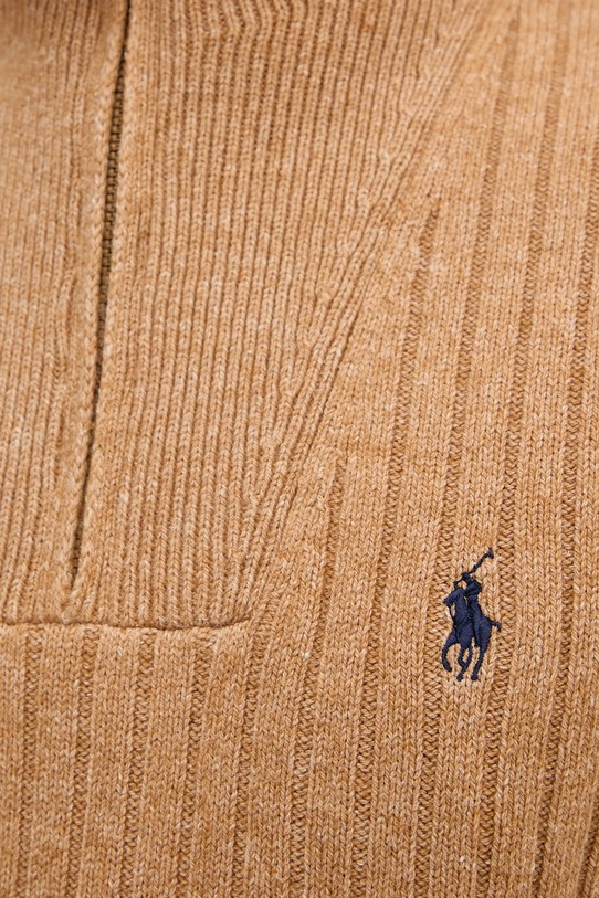 Светр з вовною Polo Ralph Lauren 710974167 коричневий