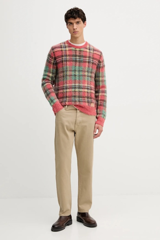 Polo Ralph Lauren sweter z dodatkiem wełny 710978083 czerwony AW25