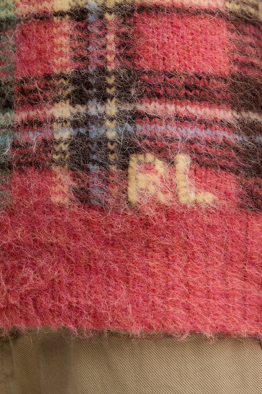 Polo Ralph Lauren sweter z dodatkiem wełny 710978083 czerwony