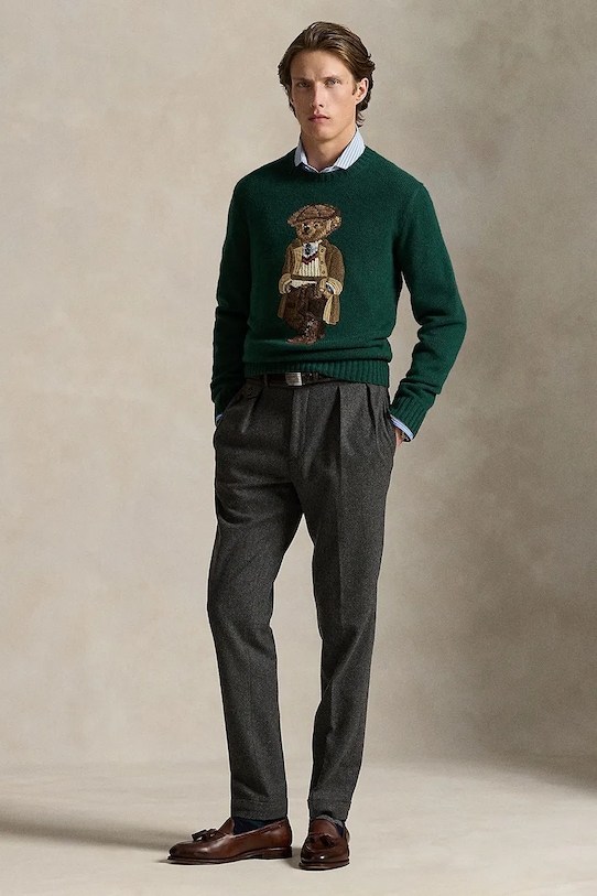 Îmbrăcăminte Polo Ralph Lauren pulover de lână 710978308 verde