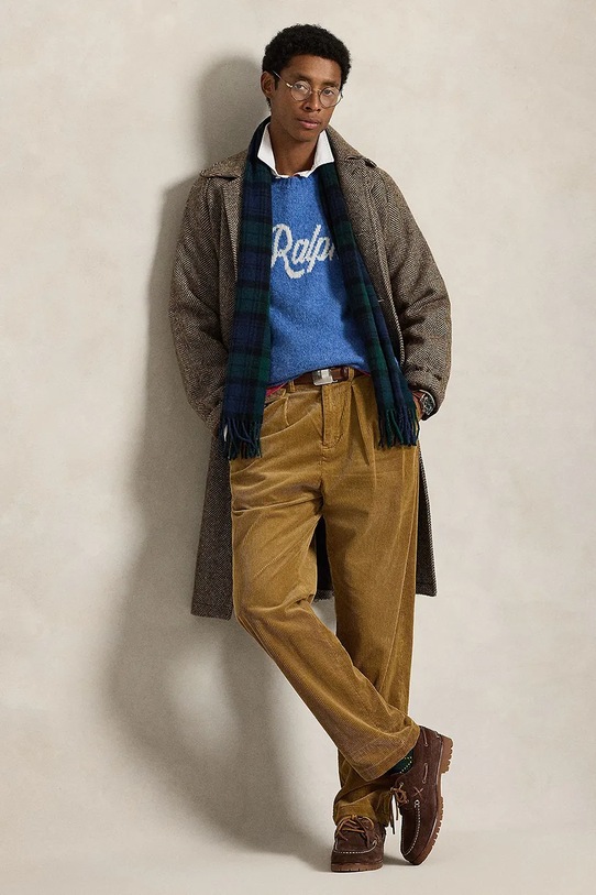 Ρούχα Πουλόβερ με προσθήκη μαλλιού Polo Ralph Lauren 710979098 μπλε