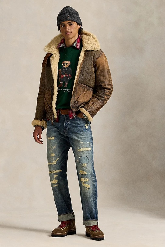 Ρούχα Βαμβακερή μπλούζα Polo Ralph Lauren 710981794 πράσινο