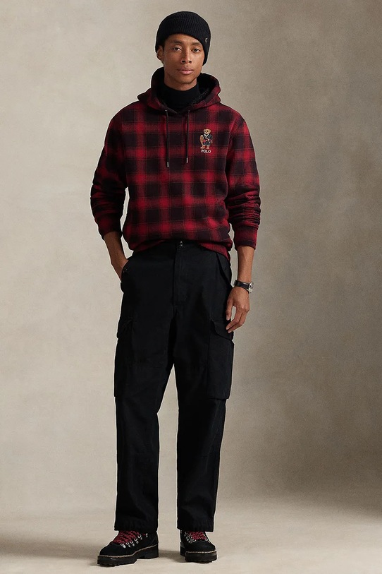 Одежда Хлопковая кофта Polo Ralph Lauren 710981796 бордо