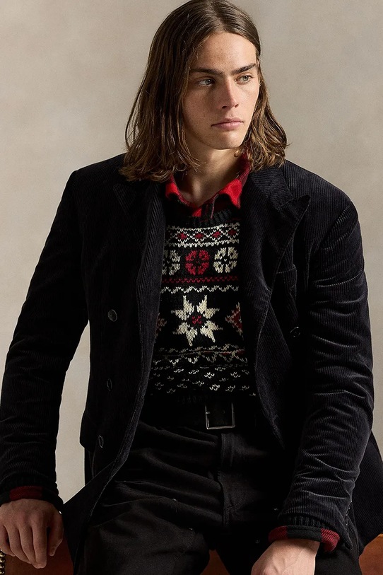 Πουλόβερ με μείγμα κασμίρ Polo Ralph Lauren 710982258 πολύχρωμο