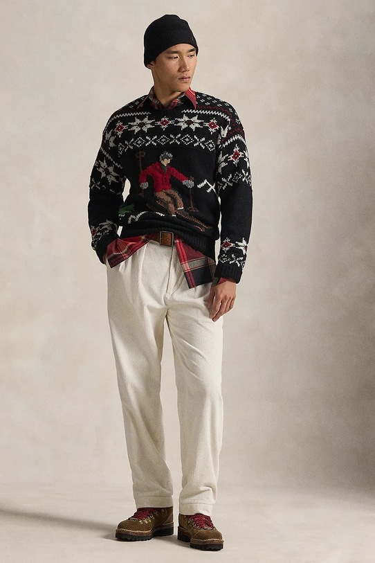 Odzież Polo Ralph Lauren sweter 710982259 multicolor