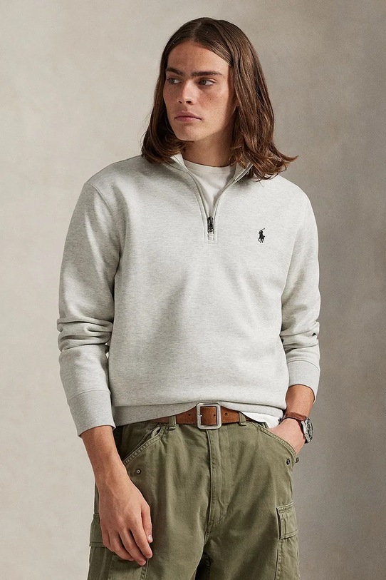Polo Ralph Lauren pulóver pamut szürke 710P06234