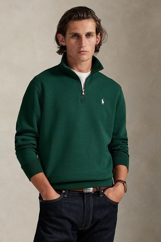 Polo Ralph Lauren maglione girocollo verde 710P06234