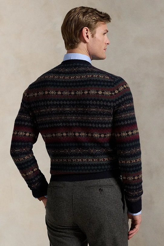 Μάλλινο πουλόβερ Polo Ralph Lauren 710981615 πολύχρωμο AW25