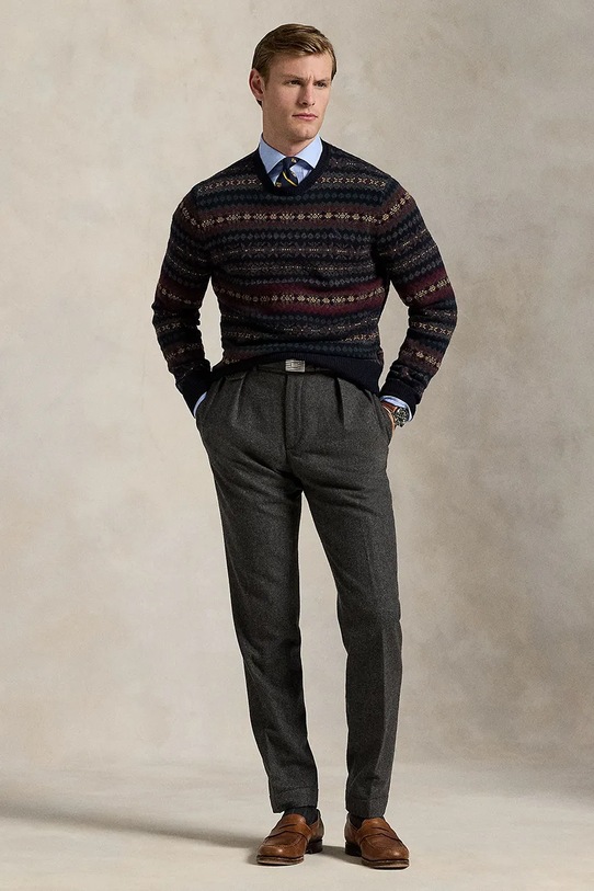Ρούχα Μάλλινο πουλόβερ Polo Ralph Lauren 710981615 πολύχρωμο