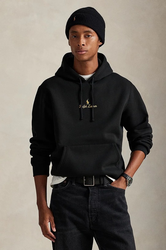 Μπλούζα Polo Ralph Lauren απλικέ μαύρο 710981781