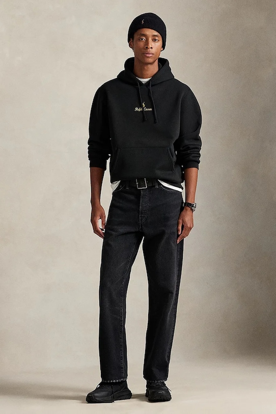 Odzież Polo Ralph Lauren bluza 710981781 czarny