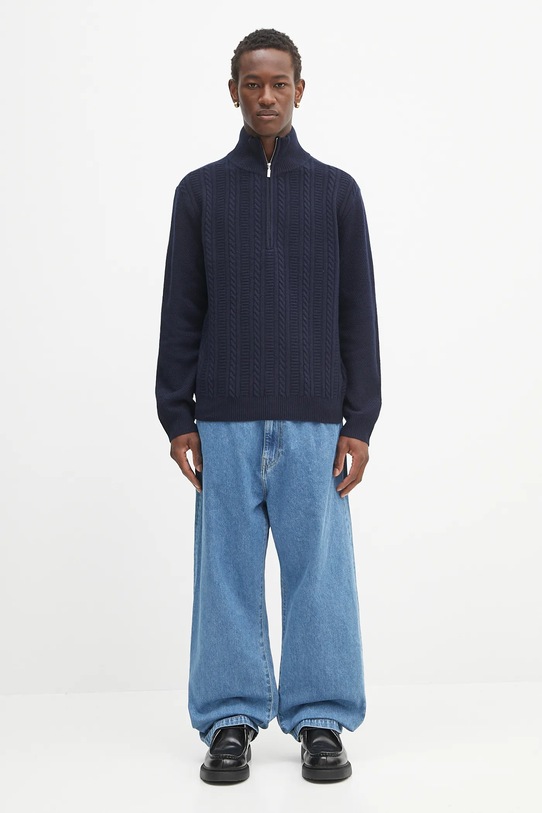 A.P.C. woolen jumper Pull Theo WVBCZ.H23416 navy