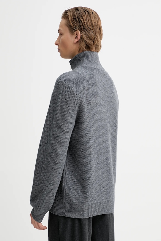 Odzież A.P.C. sweter wełniany Pull Theo WVBCZ.H23416 szary