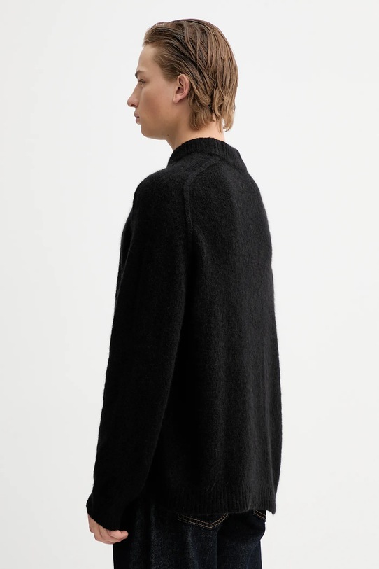 Odzież A.P.C. sweter z dodatkiem wełny Pull Tyler WPABE.H23243 czarny