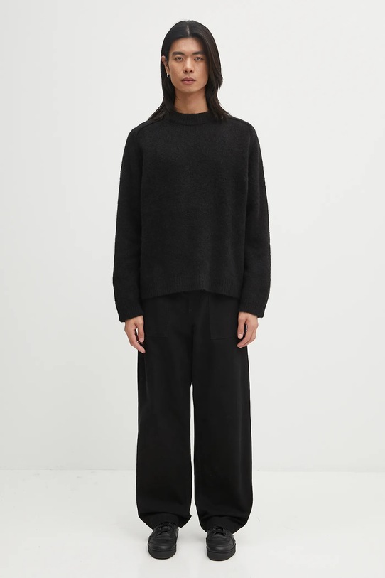 A.P.C. sweter z dodatkiem wełny Pull Tyler WPABE.H23243 czarny