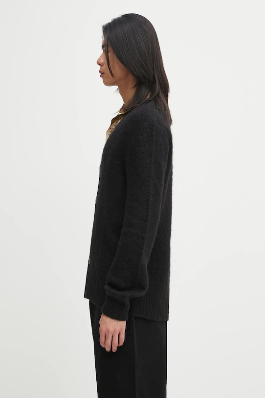 A.P.C. kardigan z dodatkiem wełny Cardigan Davis WPABE.M22330 czarny AW25