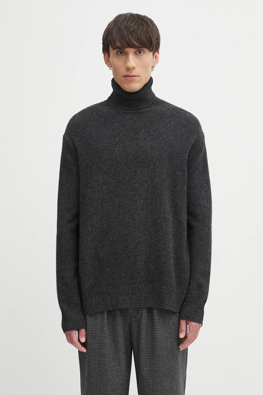 A.P.C. woolen jumper Pull Mahe medium thickness gray WYAAD.H23443