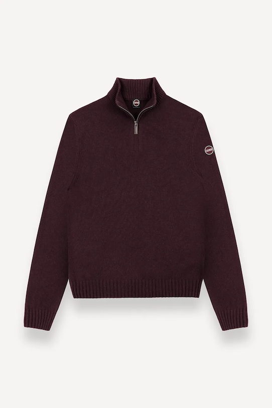 Colmar sweter z wełną zapinany bordowy 4472.5YR