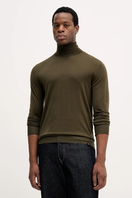 Colmar sweter wełniany wełna zielony 4485.4ZS