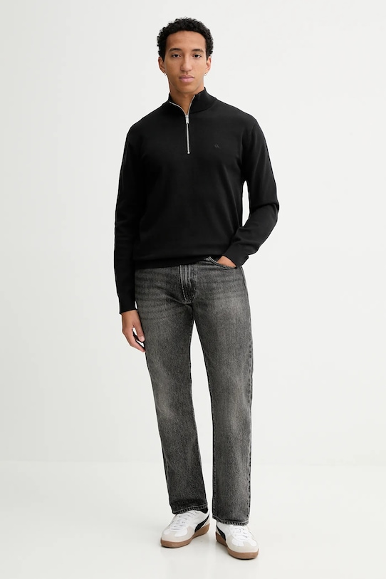 Calvin Klein sweter LV040BM356 czarny AW25