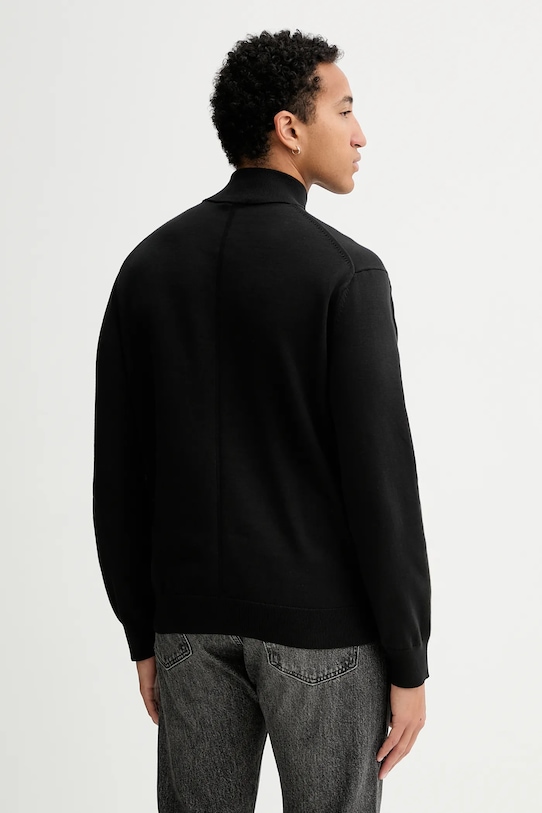 Odzież Calvin Klein sweter LV040BM356 czarny