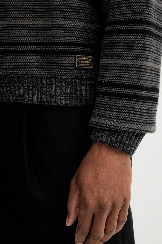 Πουλόβερ με προσθήκη μαλλιού Guess Originals M5BR02.Z0670 γκρί