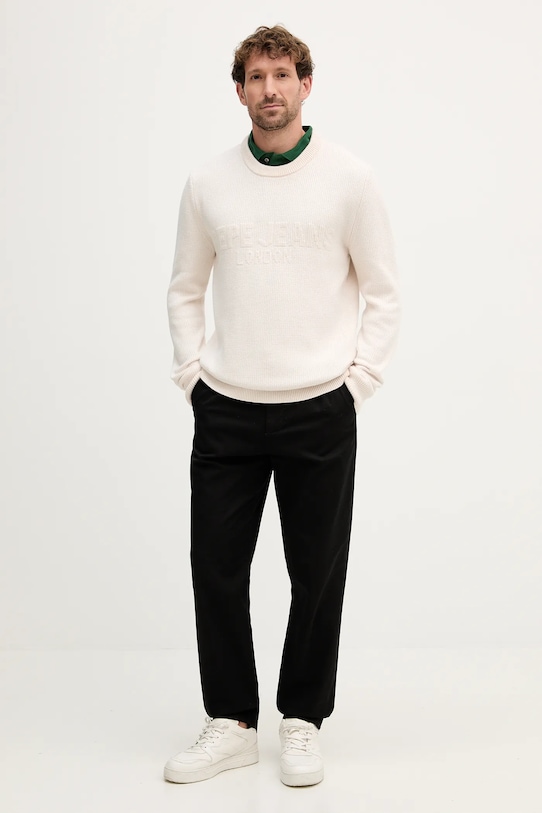 Pepe Jeans sweter PM7000016 beżowy AW25