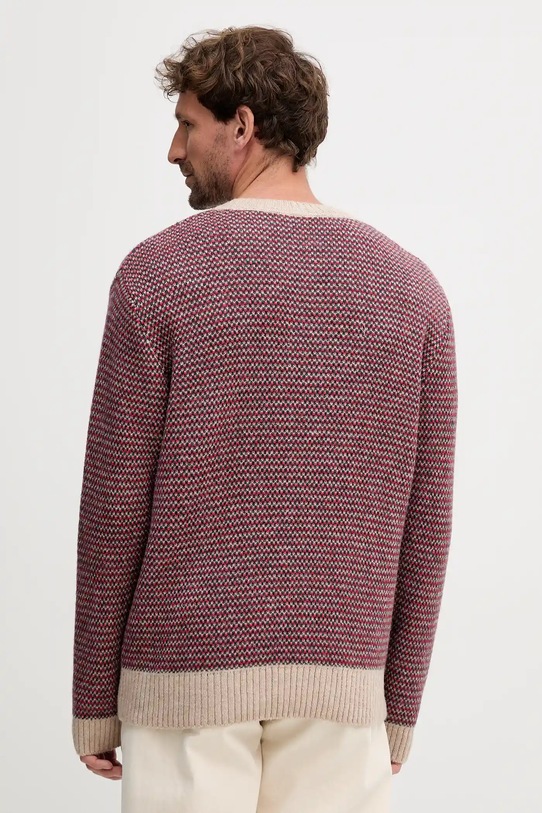 Odzież Pepe Jeans sweter z domieszką wełny PM7000017 czerwony