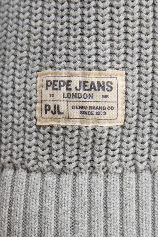 Pepe Jeans pamut pulóver PM7000019 szürke