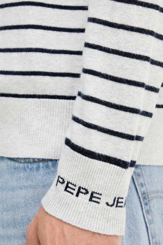 Sveter s prímesou vlny Pepe Jeans PM7000010 sivá