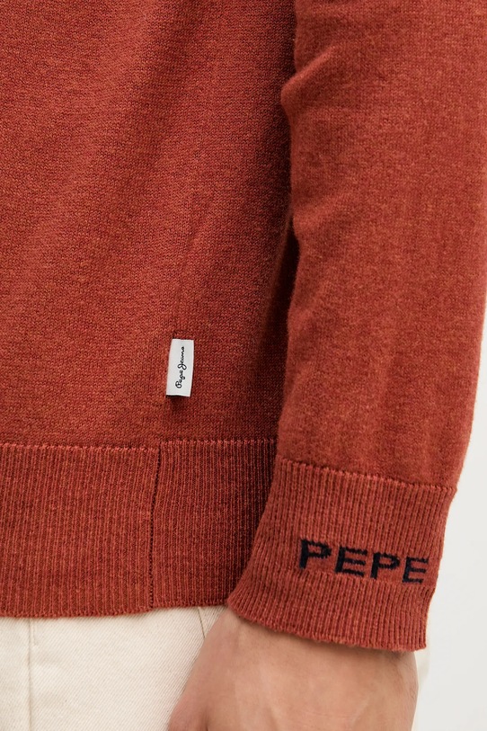 Svetr z vlněné směsi Pepe Jeans PM7000013 oranžová