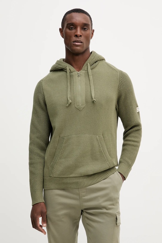 Pepe Jeans sweter bawełniany bawełna zielony PM7000014