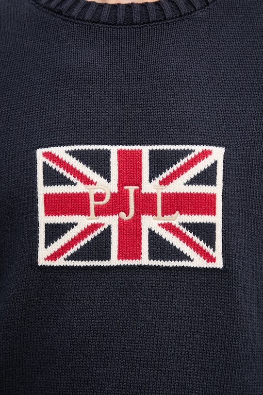 Pepe Jeans pulover de bumbac PM7000018 bleumarin