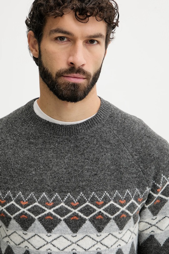 Pepe Jeans sweter z domieszką wełny szary PM7000024