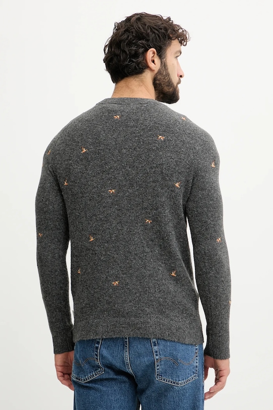 Odzież Pepe Jeans sweter z domieszką wełny PM7000026 szary