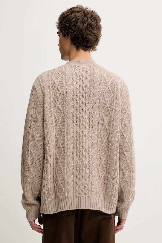 Odzież Levi's kardigan z dodatkiem wełny 003B5 beżowy