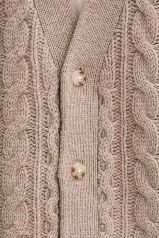 Levi's kardigan z dodatkiem wełny 003B5 beżowy