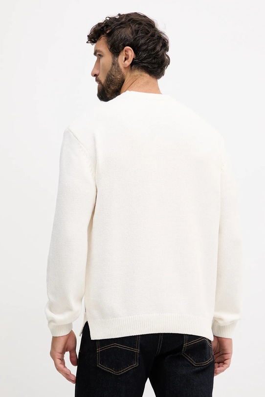 Odzież Armani Exchange sweter z dodatkiem wełny XM001331.AF13776 beżowy