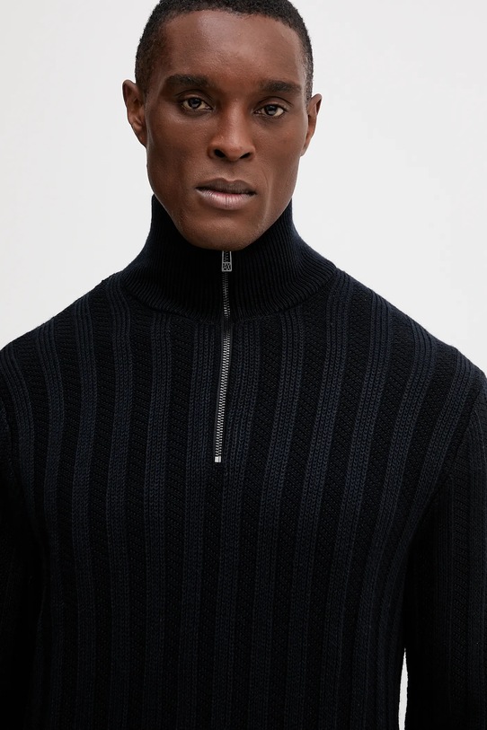 Пуловер с вълна Armani Exchange тъмносин XM001332.AF13776