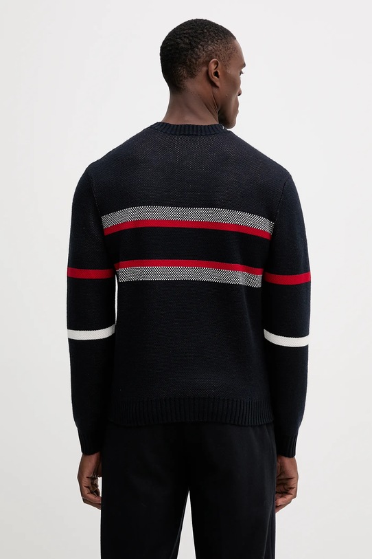 Odzież Armani Exchange sweter z dodatkiem wełny XM001341.AF13776 granatowy