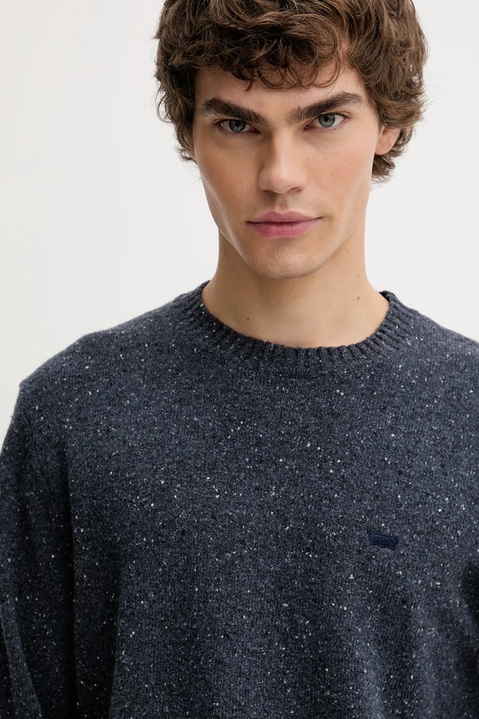 Levi's sweter z dodatkiem wełny granatowy A4320.0026