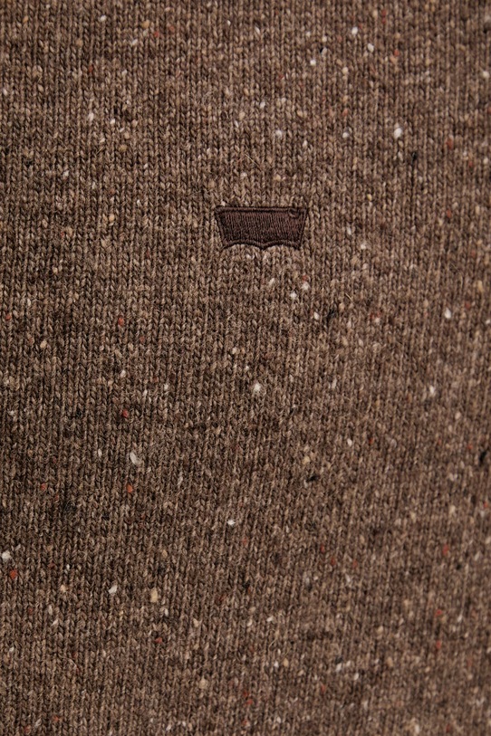 Levi's sweter z dodatkiem wełny A4320.0027 brązowy