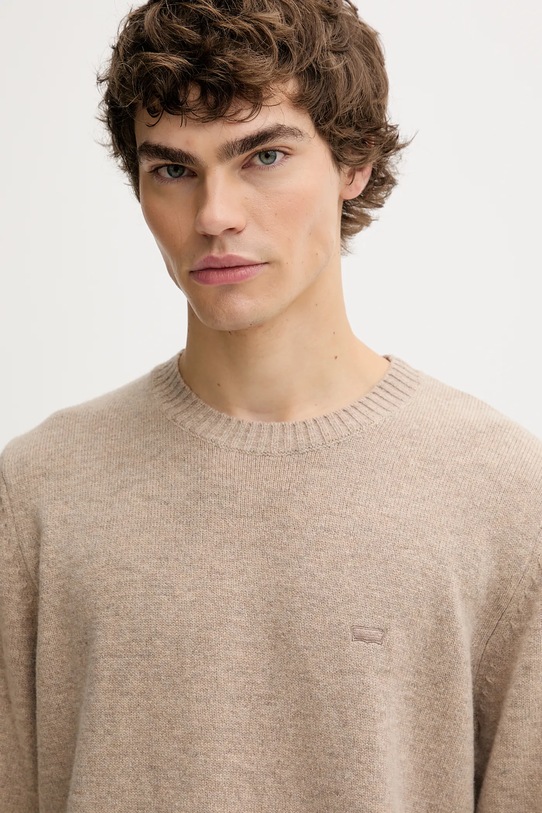 Levi's sweter z dodatkiem wełny beżowy A4320.0030