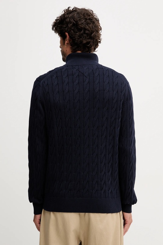 Odzież Tommy Hilfiger sweter bawełniany MW0MW40440 granatowy