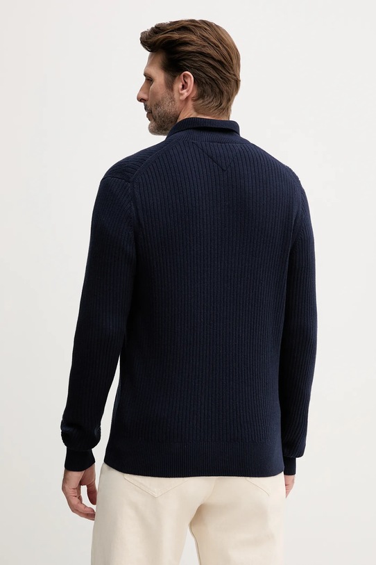 Îmbrăcăminte Tommy Hilfiger pulover din amestec de cașmir MW0MW40447 bleumarin