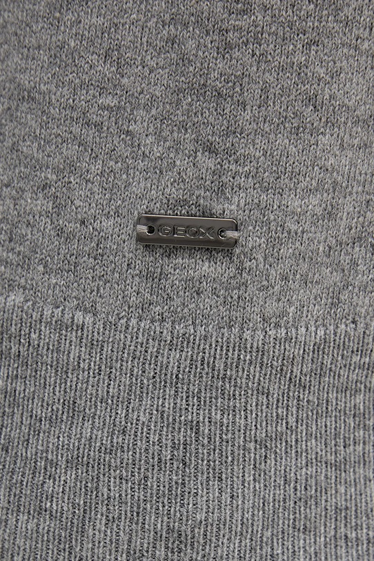 Geox sweter z domieszką kaszmiru M5670E.T3298 szary