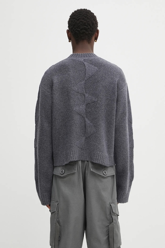 Odjeća Vuneni pulover Heliot Emil PREAW25.M.07.063.DGY05. siva